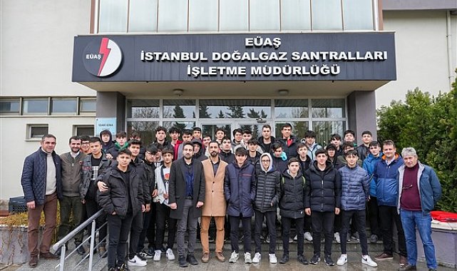 Enerjinin Yıldızları doğal gaz santralinde elektrik üretimini yerinde deneyimledi