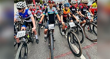 Eren Geçim, Aydın MTB CUP “XCO” Dağ Bisiklet Şampiyonası'nda birinci oldu