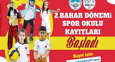 Kayseri Büyükşehir Spor A.Ş.’nin 2’nci Bahar Dönemi Spor Okulları kayıtları başladı