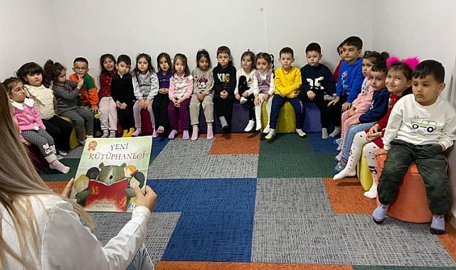 Kayseri Erkilet Kütüphanesi çocukları ağırladı