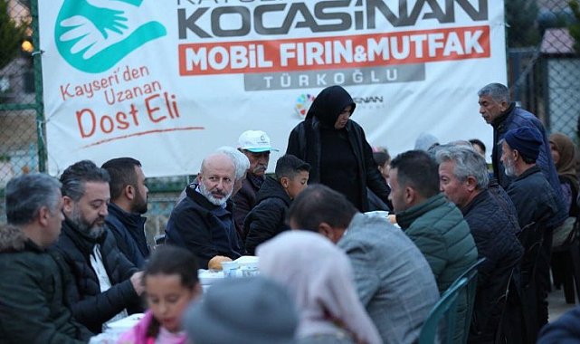 Kayseri Kocasinan'dan kardeş Türkoğlu'na ziyaret
