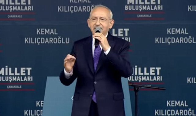 Kılıçardaroğlu Çanakkale'den 'söz' verdi: "Hayalleriniz Bay Kemal'in hedefi olacak"