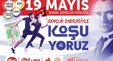 19 Mayıs Sanal Gençlik Koşusu’nda, “Ona Koşuyoruz”