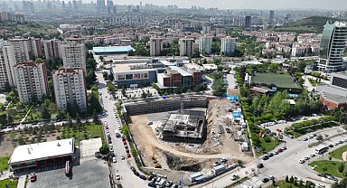 ABB, Koru mahallesi kapalı otopark ve kent meydanında ki çalışmalara devam ediyor