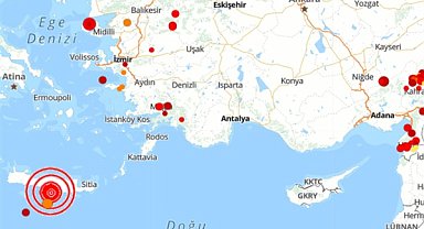 Akdeniz’de deprem