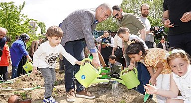 Ata tohumu yerli fideler Üsküdar’da toprakla buluştu