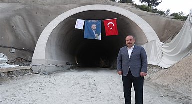 Bakan Varank, Doğancı Barajı Tüneli'nde incelemelerde bulundu