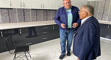 Başkan Büyükkılıç, Bünyan’da yapımı tamamlanan kadın kooperatifi binasını inceledi