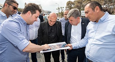 Başkan Soyer, Çeşme'deki yatırımları inceledi
