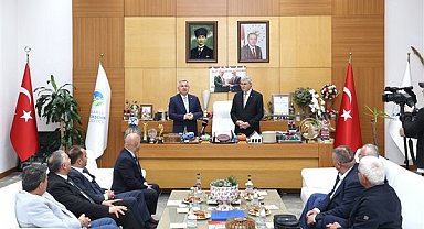 Başkan Yüce, Moldova Ankara Büyükelçisi Dmitri Crotior’u makamında ağırladı