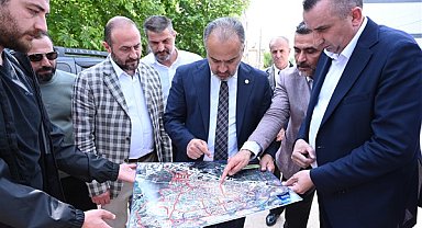 Bursa Büyükşehir, Yeni İnegöl’ün altyapı ve ulaşım yatırımlarına hızlandırdı