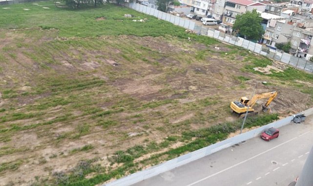 Bursa'da deprem toplanma alanı bir gecede inşaat sahasına çevrildi!