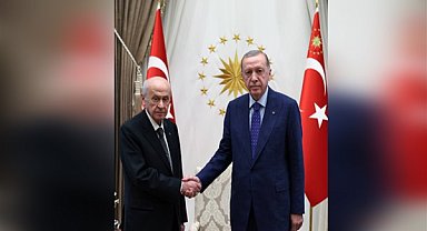 Cumhurbaşkanı Erdoğan, Bahçeli ile görüştü