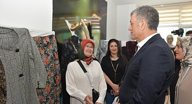 Esenyurt'ta kadınların ürettiği el emeği ürünler sergilendi