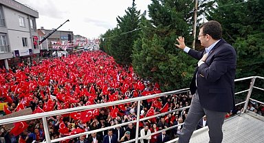 İmamoğlu, Güvercintepe Meydanı’nda halkla buluştu