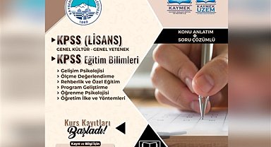 KAYMEK, KPSS’ye hazırlık kursu düzenliyor