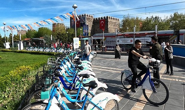 Kayserililer KAYBİS'le pedallıyor