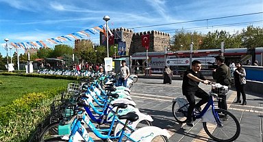 Kayserililer, yollarda KayBis ile pedallıyor