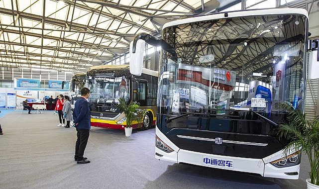 Kırgızistan için üretilen 1000 otobüs hattan indirildi