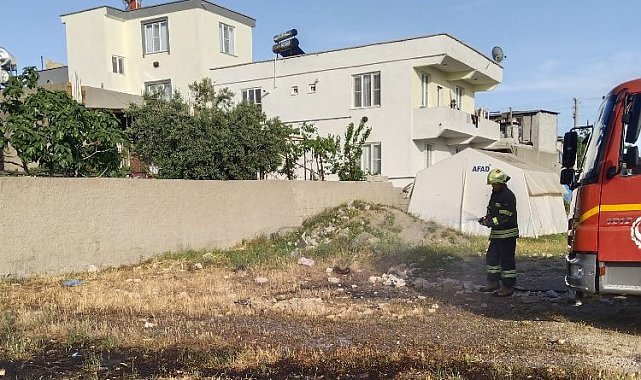 Manisa İtfaiyesi afet bölgesinde yoğun mesaide