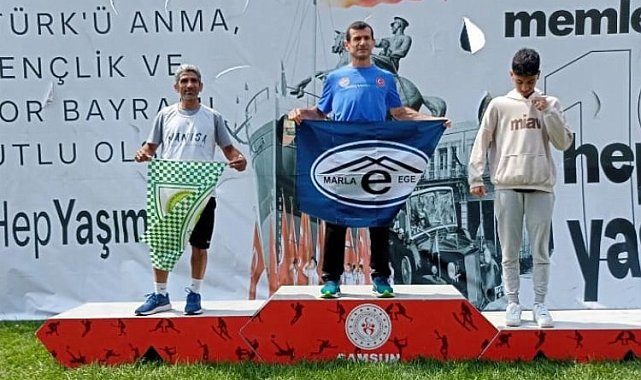 Manisalı atlet Samsun'da kürsü yaptı