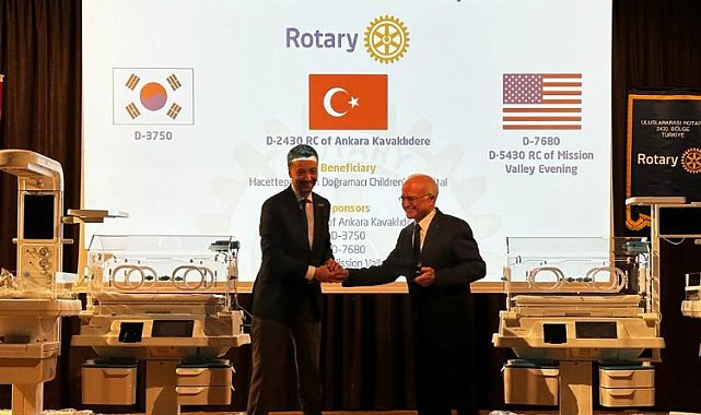 Rotary'den tıbbi cihaz bağışı