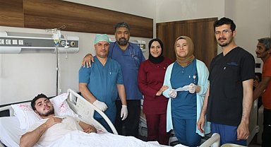 Şanlıurfa'da aşırı terleme sorunu olan hasta sağlığına kavuştu