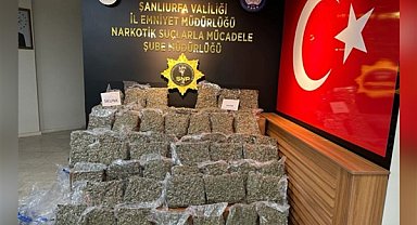 Şanlıurfa’da uyuşturucu operasyonu