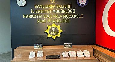 Şanlıurfa'da uyuşturucu operasyonu