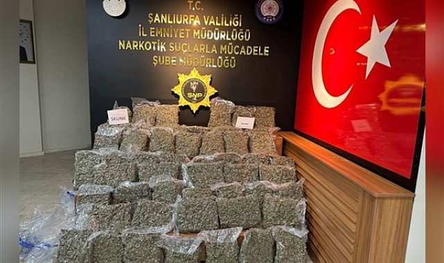 Şanlıurfa’da uyuşturucu operasyonu