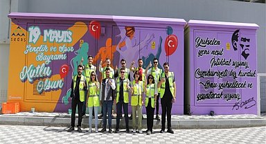 SEDAŞ, 19 Mayıs gençlik enerjisini trafoya yansıttı