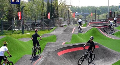 Shenyang’da dünyanın en büyük pump track parkı açıldı