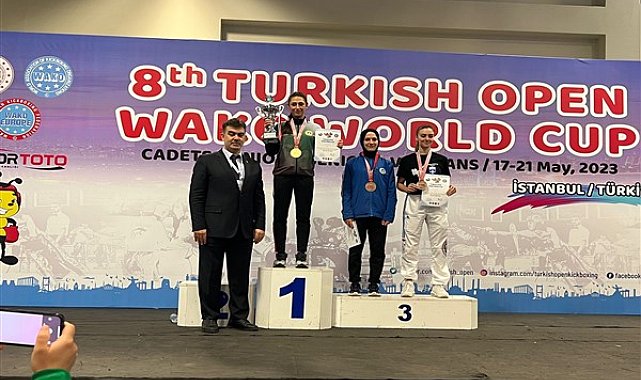 Türkiye Açık Kick Boks Dünya Şampiyonası'nda Hale Toka, bronz madalya kazandı