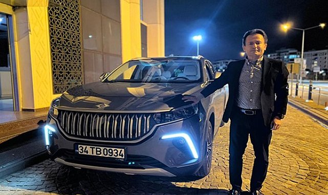 Tuzla’da yerli araba Togg’a yoğun ilgi