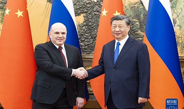 Xi Jinping, Rusya Başbakanı Mihail Mişustin'le görüştü