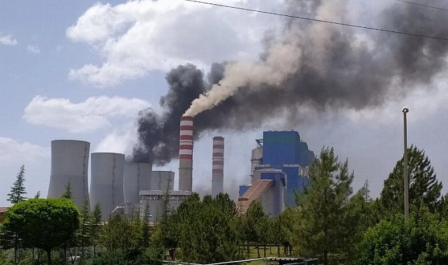 Afşin-Elbistan Termik Santrali'nde yangın paniği