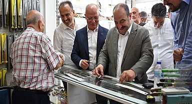 Başkan Aktaş, Bıçakçılar Çarşısı'nı ziyaret etti