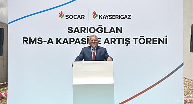 Başkan Büyükkılıç, Sarıoğlan doğal gaz RMS-A Kapasite Artış Töreni’ne katıldı