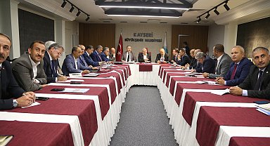 Başkan Büyükkılıç’tan 16 İlçe belediye başkanı ile “doğal gaz” toplantısı