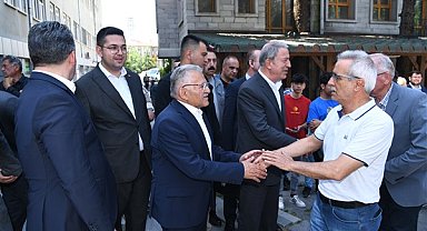 Başkan Büyükkılıç ve Milletvekili Akar, Develi ve Hacılar ilçelerini ziyaret etti