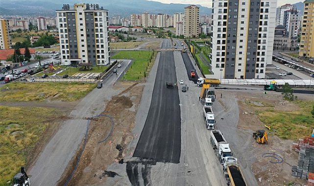 Başkan Büyükkılıç yol yapım çalışmalarını denetledi
