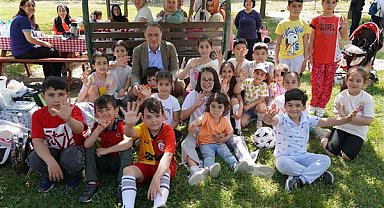 Başkan Çalık, çocuklarla piknikte buluştu