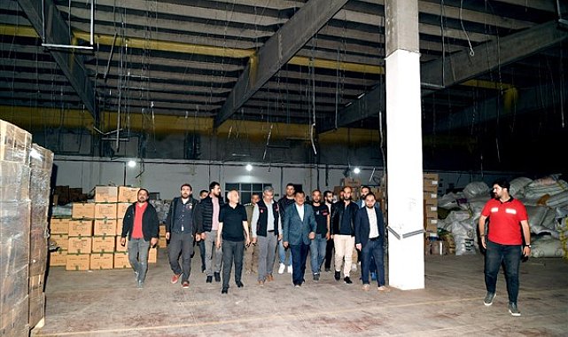 Başkan Gürkan, İHH Malatya şubesini ziyaret etti