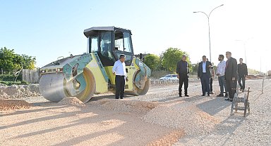 Başkan Gürkan, Kuzey Kuşak Yolu'nda incelemelerde bulundu