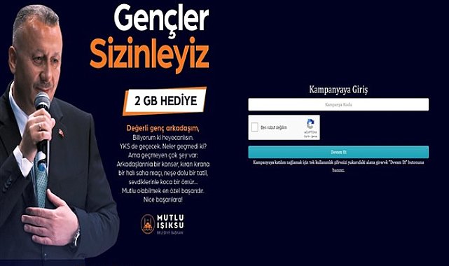 Başkan Işıksu’dan YKS öğrencilerine mesaj