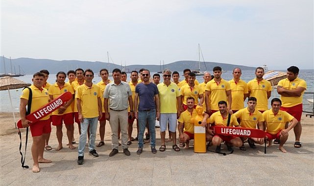 Bodrum Belediyesi’nin cankurtaran personeli eğitimleri tamamlandı