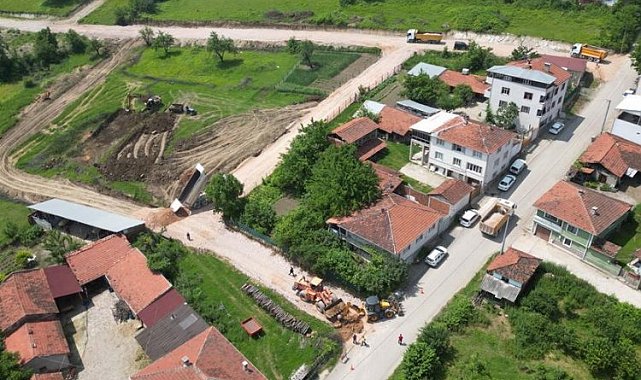 Bursa İnegöl'de yeni yollar ilçenin gelişime katkı sağlıyor
