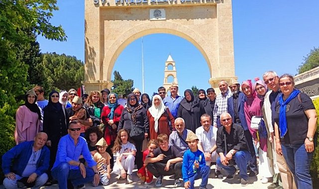 Bursalı şehit aileleri Çanakkale'de tarihi soludu