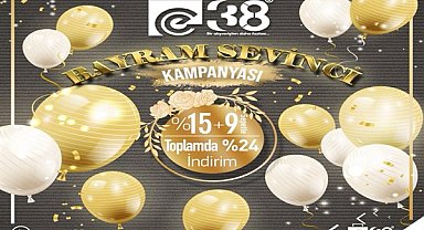 Büyükşehir e-38’de “bayram sevinci” kampanyası