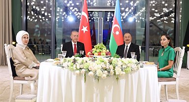 Cumhurbaşkanı Erdoğan Azerbaycan'da